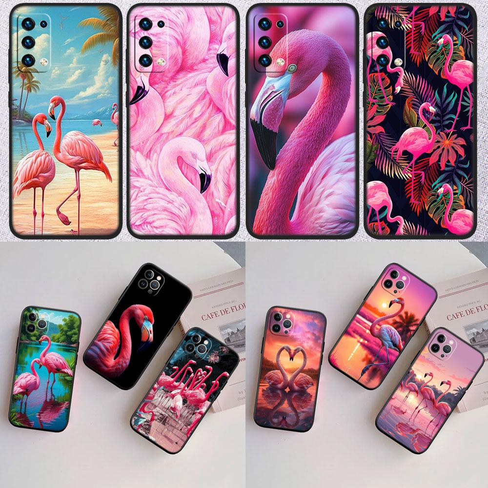 IK28 Flamingos Pink Phone Case for Samsung Galaxy M06 M15 M16 M35 M55 M56 A36 A42 A50 A50S A51 A52 A32 A33 A05 A05S A06 A16 A20
