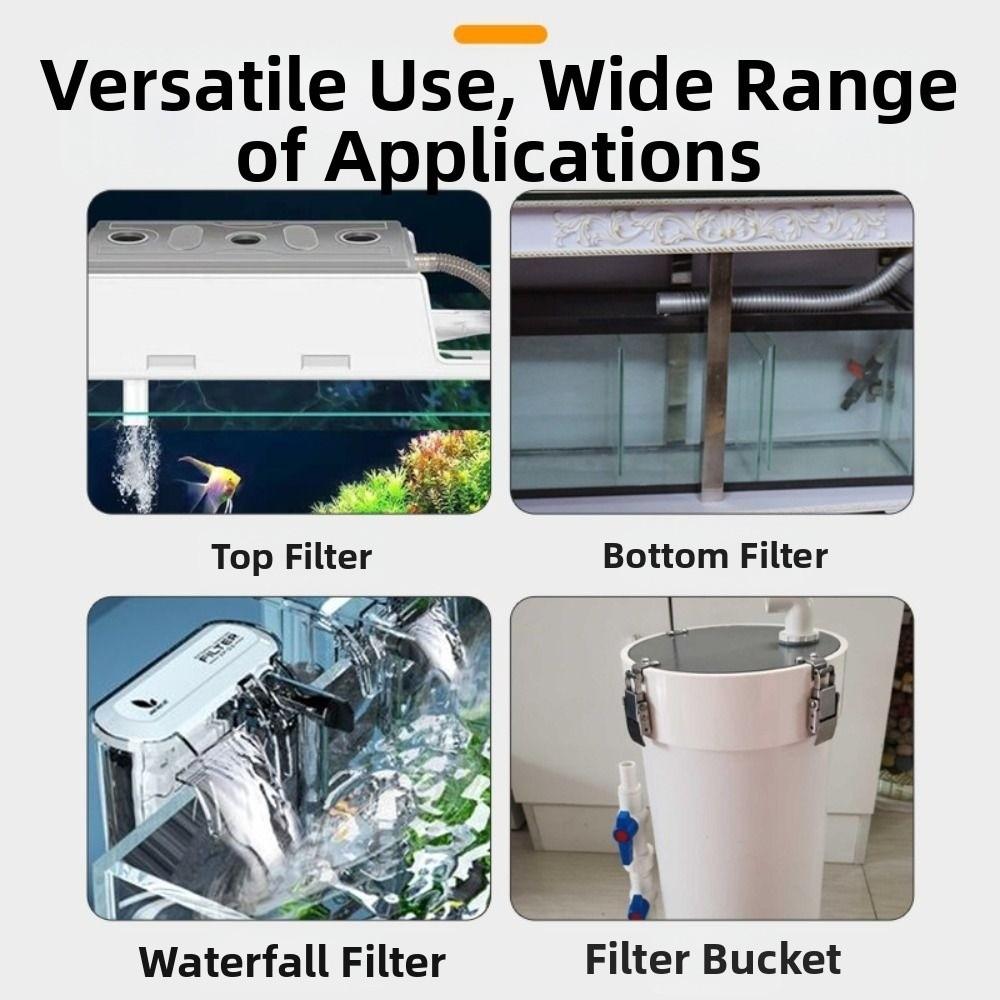 Reusable Biochemical Filter High-Density Fish Tank Filter Media Foam  Aquarium Accessories