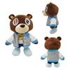 26cm Bear Teddy Bear Plush Toys Kanye West Graduation Soft Stuffed Home Room Decor Birthday Gift