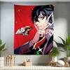 Гобелен для общежития Persona 5 Таро Хиппи Настенные ковры Настенные простыни Аниме-гобелен для декора комнаты в общежитии или съемного дома