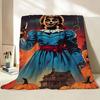 Movie A Annabelle  Flannel  Blanket Suitable for Sofa Living Room Bedroom
