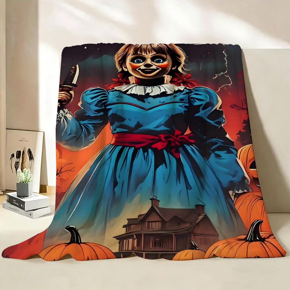 Movie A Annabelle Flannel Blanket Suitable for Sofa Living Room Bedroom