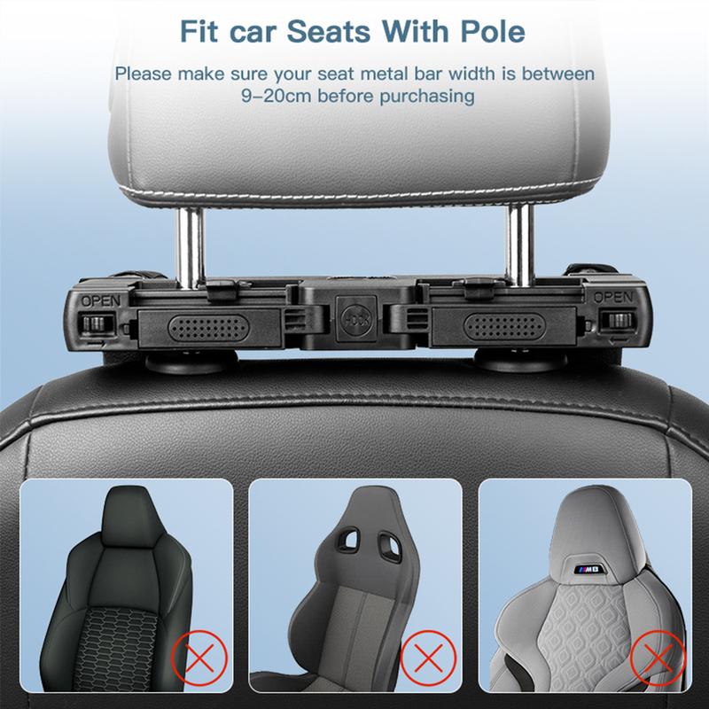 1Pc Adjustable Headrest Support Memory Sponge Neck Support Car Headrest Long Distance Travel Sleep Headrest Car Accessories