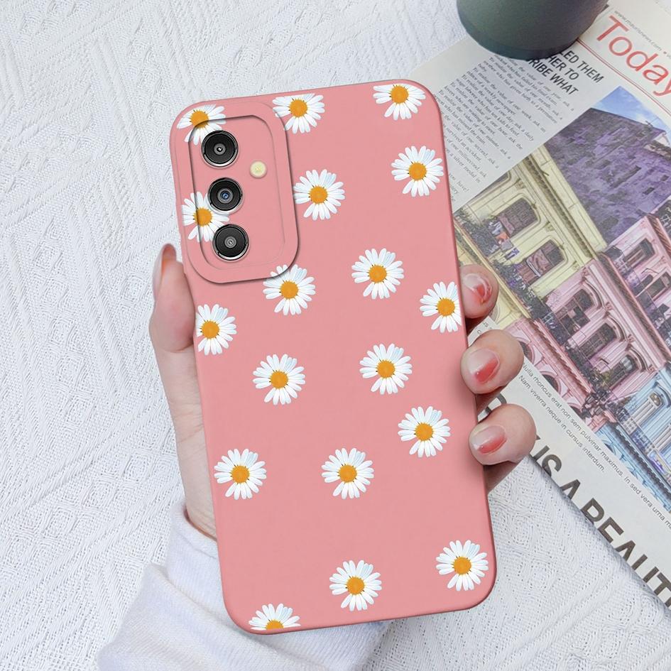 Чехлы для телефонов Samsung Galaxy A31 A51 A71 A14 A13 A10S A20, модная защитная мягкая силиконовая задняя крышка с подсолнухом и маргариткой для Galaxy A02 A03S, бампер