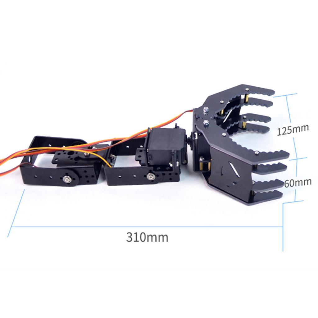 Манипулятор 4 DOF Робот Захват Коготь DIY с U-образным кронштейном Гибкий 995 Сервопривод