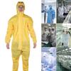 3085T Желтый защитный комбинезон антистатический химический кислотно-щелочной защитный костюм(XXL)
