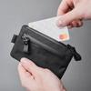 Мужская уличная антикражная сумка для карт RFID с кисточкой, многофункциональный зажим для ID-карты, ручка, инструмент, головка ключа, мини-сумка для хранения предметов, наушники