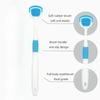 Tongue Coating Brush Multifunctional Tongue Scraper Silicone Tongue Scraper Double-effect Tongue Coating Cleaning Brush