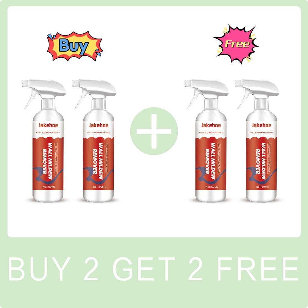 60ml Multi-Surface Mold Cleaning Spray - Effective Mold & Mildew Remover for Walls Bathrooms & Kitchens - Gaps Cleaner