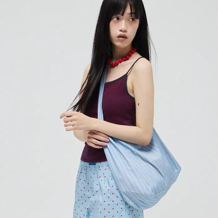 Hobo Eco Bag_Blue Multi Stripe