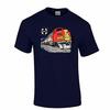 Atsf (Santa Fe) Super Chief Train At Night Authentic Railroad Tshirt 119