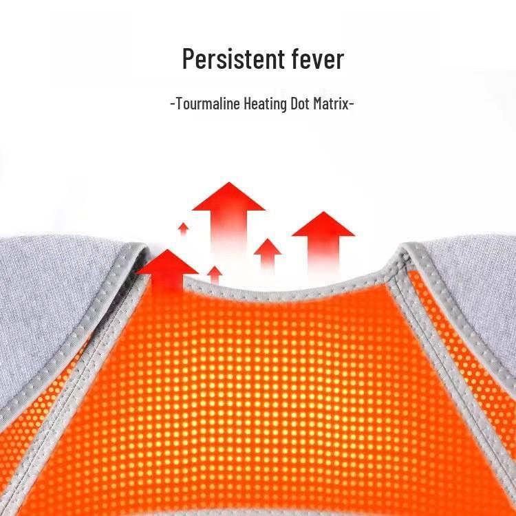 Самонагревающаяся накидка для плеч и шеи: Теплый, Утолщенный Чистый Хлопок, Горячий Компресс для Зимней Защиты от Холода - Унисекс