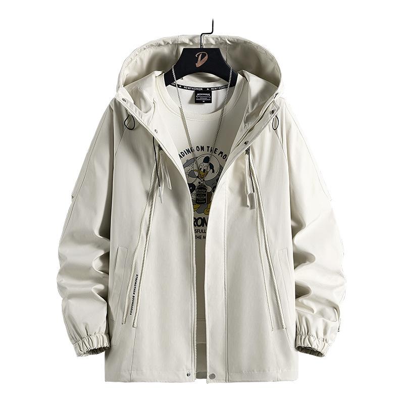 Куртка мужская, мужская повседневная мужская одежда больших размеров с капюшоном, куртка