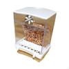 Seed Food Container,Bird Cage Feeder,Clear Bird Accessories,Automatic,Food Container for