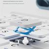 Кожаный чехол для iPad Mini6/Air5/Pro11 с беспроводной Bluetooth-клавиатурой и гнездом для стилуса