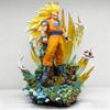 Anime 42cm Infinite Super Saiyan 3 Son Goku PVC Action Figures Desktop Ornament Statue Model Toy Boy Gift Collectible Non-light