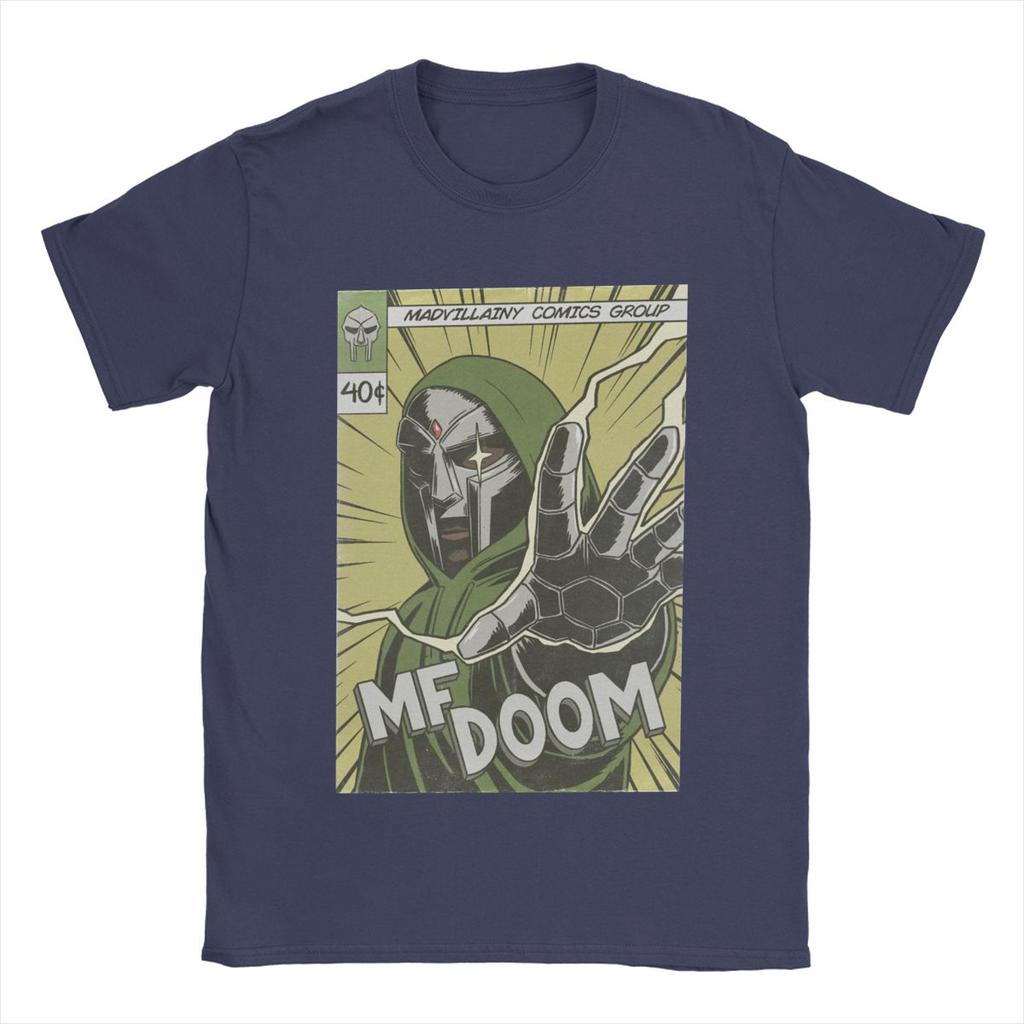 Комиксы Madvillain Певец Mf Dooms Madlib Футболки Мужские 100% Хлопок Футболка Круглый Вырез Футболка Короткий Рукав Одежда Вечеринка