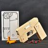 Folding Mobile Phone Soft Bullet Launcher Shell Throwing Child Simulation Toy Gun Model