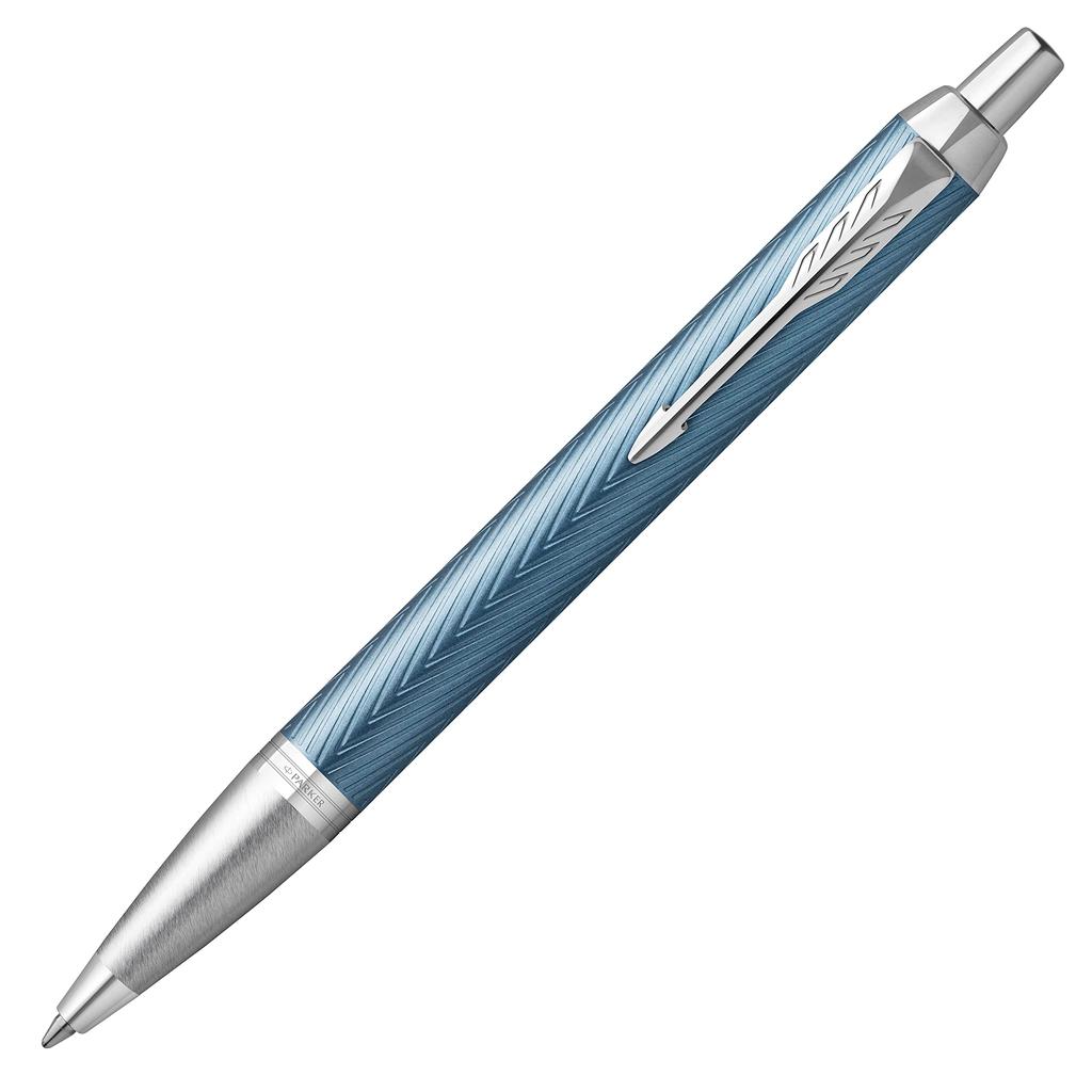 PARKER Ballpoint Pen IM Premium Blue Gray CT Medium Point Oil Based Gift Box Genuine Imported Product 2172750