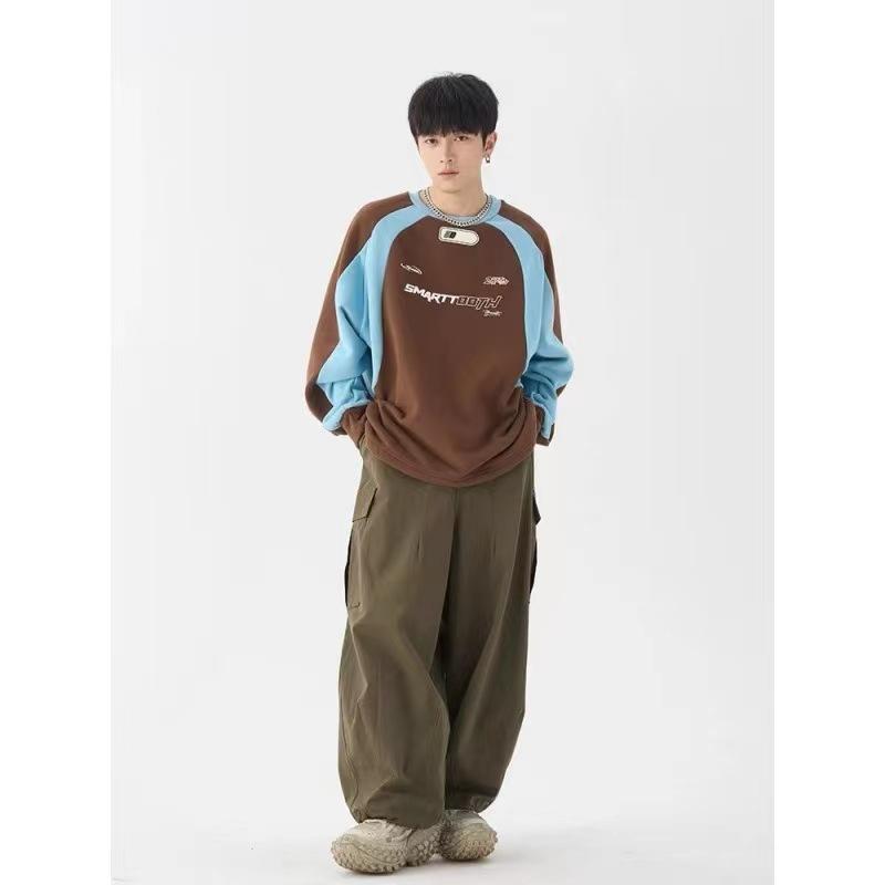 Унисекс с длинным рукавом Y2K пэчворк толстовки High Street Letter Printed Hoodie Casual Free Pullover для мужчин и женщин