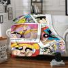 1pc Powerpuff Girls Flannel Blanket, Soft Skin Friendly with Digital Printing, Various Sizes Available for Family, Friends, Birthday