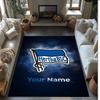 hertha bsc Printed Crystal Velvet Rug Non‑Slip Crystal Velvet Carpet For Sofa Bedroom Indoor Home Decoration