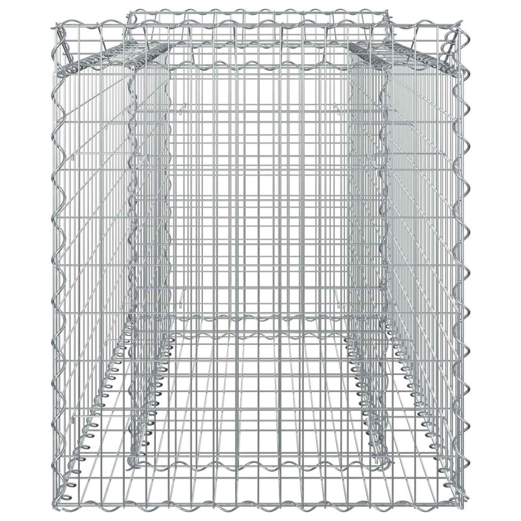 Gabion Raised Bed Silver