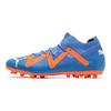 Puma Future Match Круглый носок MG (Резиновые короткие шипы) Мужские футбольные бутсы для искусственного газона Сине-оранжевые 107183-01