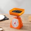 Compact Mechanical Kitchen Scale with Plastic Dial and Fruit Plate - Household Spring Pointer Scale