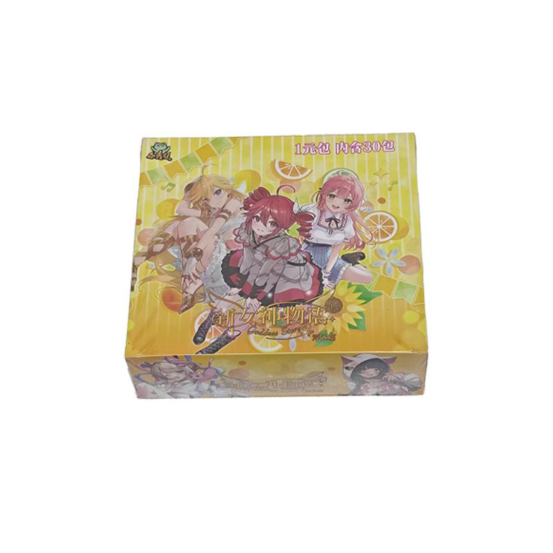 little frog New Goddess Story Collect cards One box contains 30 packs of cards Beautiful anime style gift toy collectibles