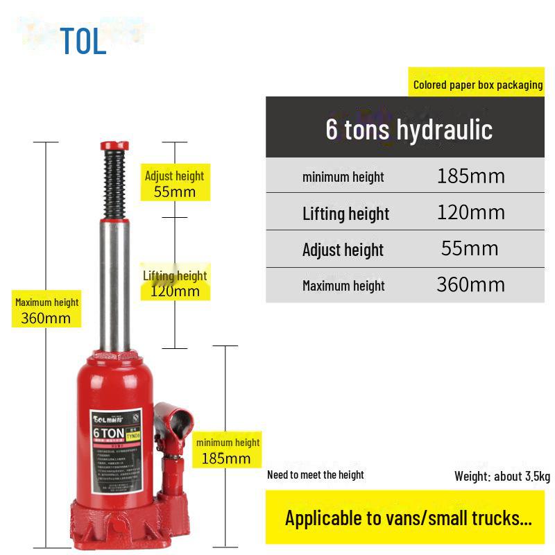 Гидравлический автомобильный домкрат для замены шин на бездорожье (2Т/3Т)
