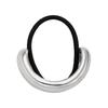 Metal Ponytail Holder Hair Cuff Punk Golden Silver Color Alloy Half Circle Elastic Hair Tie Metal Ring Hair Band Wrap Women Girls Hair Accessories