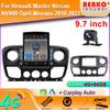 9,7-дюймовый вертикальный экран автомобильного радио для Renault Master Nissan NV400 Opel Movano 2010 2021 GPS-навигация мультимедийный проигрыватель Carplay