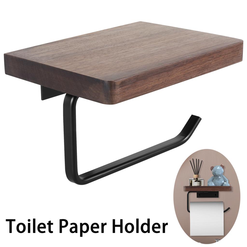 Self Adhesive Toilet Paper Holder Stainless Steel Wall Mounted Tissue Roll Hanger Towel Rack Dispenser for Bathroom Kitchen