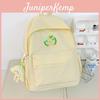 Dopamine Backpack For Middle School Students With Solid Color And Cartoon Bear Decor For School Use