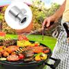 2 Pcs Barbecue Limit Set Outdoor Accessories Grill Sleeves Stop Collar Oven Premium Rotatable Iron Rotary