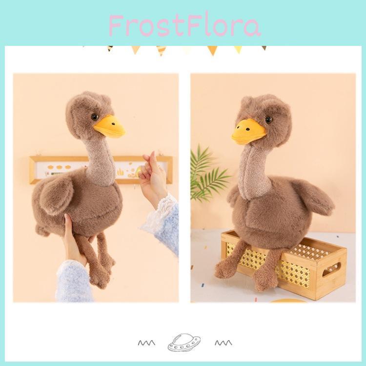 Plush Ostrich Toy Soft Animal Kids Comforting Gift For Children