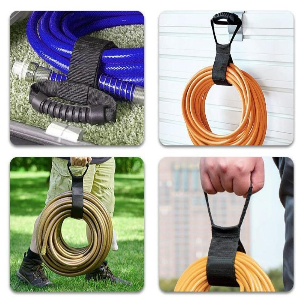 Portable Heavy-Duty Hook Storage Straps Wire Harness Device Cable Storage Storage Tape Suitable for Garden Hose Cables Storage