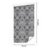 Classic floral ornament wallpaper for living room and bedroom 50x1000