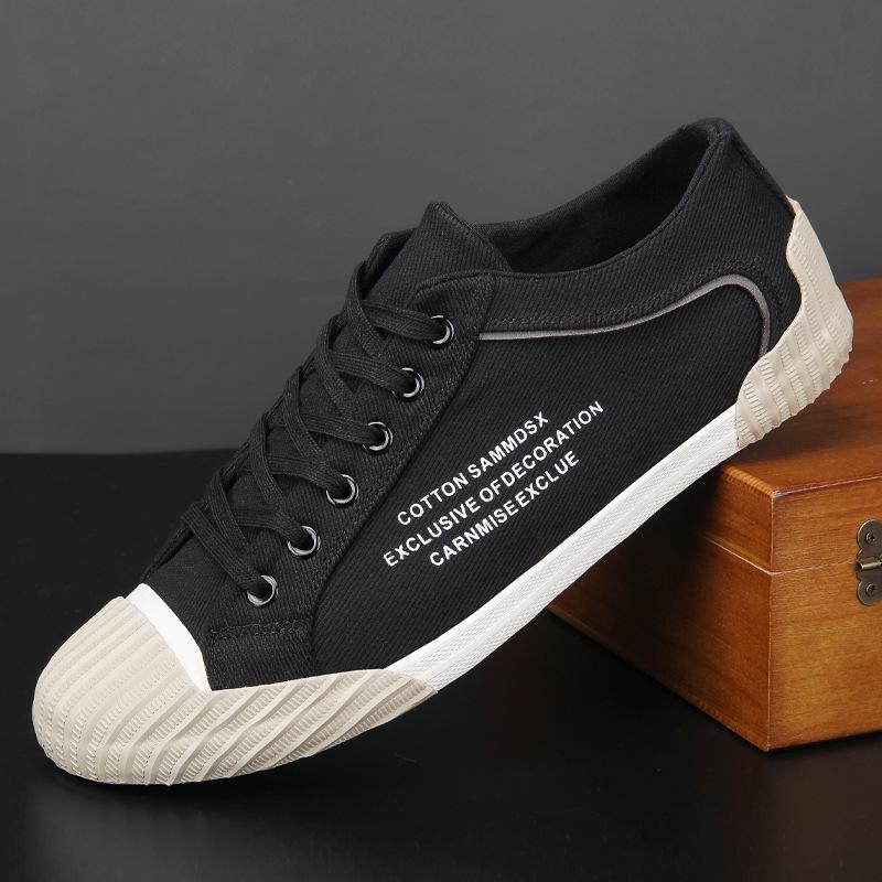 2024 New Men's High Quality Canvas Shoes Classic Versatile Youth Fashion Breathable Lightweight Low Top Casual Sports Shoes