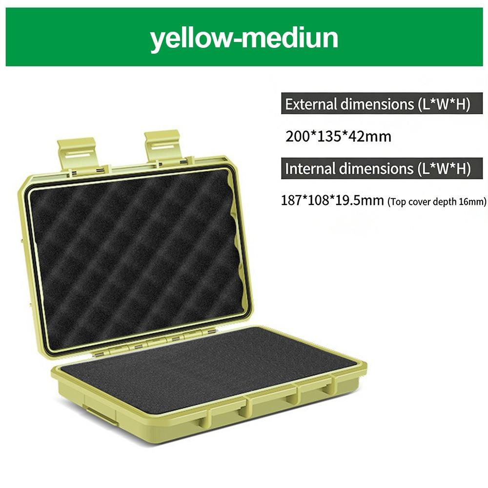 Organizer Sealed Storage Box Shock Resistant Tool Storage Box Outdoor Camping