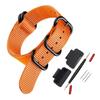 Замена нейлонового холщового ремешка для часов для серии Casio [SQHYWJ] G-SHOCK GA-110 (Черная пряжка, оранжевый)