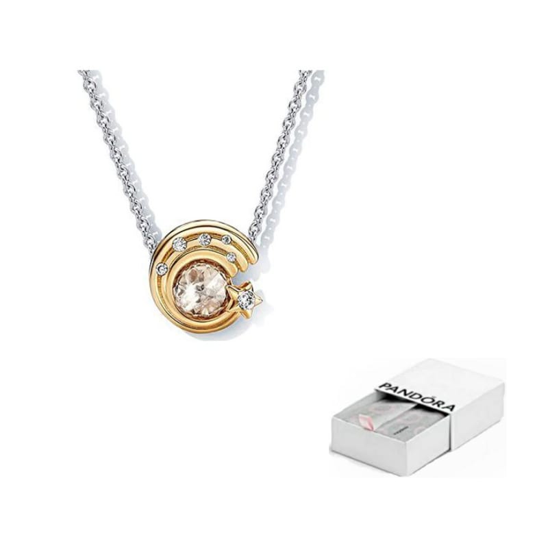 Pandora Necklaces Women's Silver/Gold ZT2422