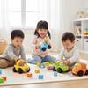Soft Rubber Engineering Car Toy High Quality Inertia Toy Car Animal Modeling Toy Car  Kids Gift