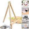 1 шт./6 шт., портативный деревянный штатив, мольберт с регулируемым наклоном, легкая складная стойка для рисования для начинающих, стойка для рисования эскизов