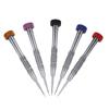 0.8 Five-Star +1.5 T2 Torx 0.6Y Mini Pocket Precision Screwdriver Magnetic Repair Tool Kit for iPhone,Electronics,Tablet Repair