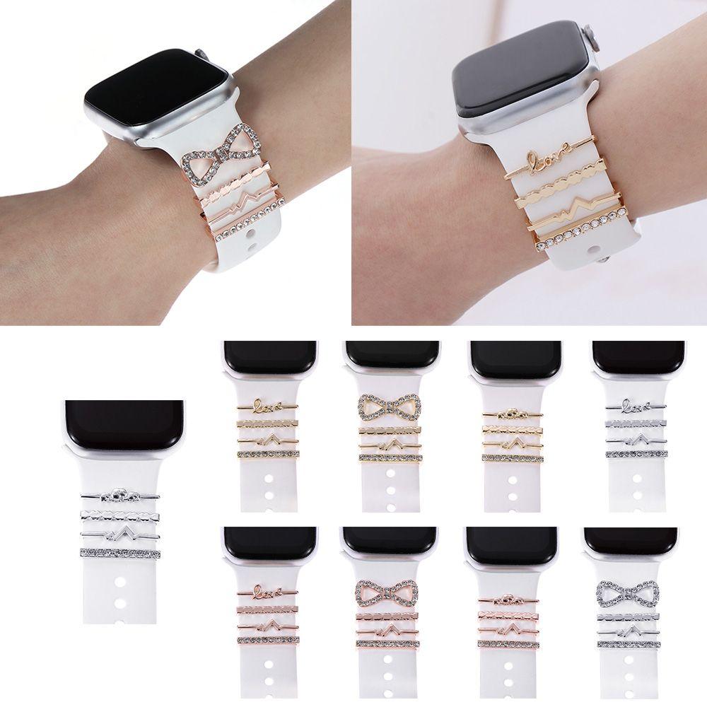 Аксессуары Браслет Часы Ремешок Украшение Для Apple Watch Ремешок Декоративное Кольцо Ремешок Подвески