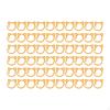 60 Pieces Crochet Stitch Markers Knitting Locking DIY Craft Portable Handmade Clips