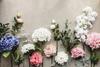Sztuczny Kwiat Kwitnąca Wiśnia Biała Wesele Komunia Stroik Dekoracja 97Cm