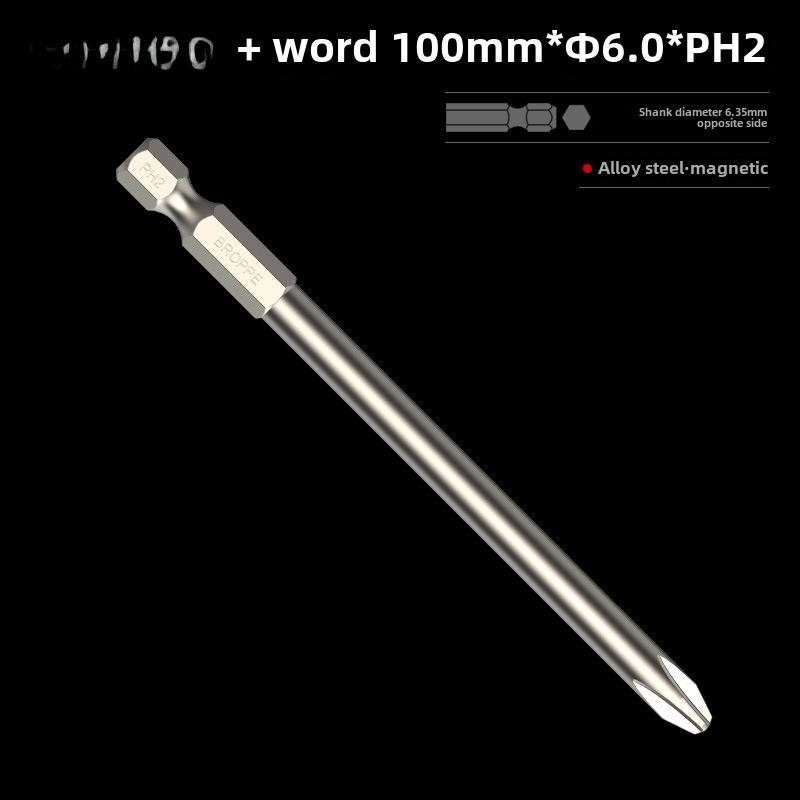 Магнитная крестовая отвертка BROPPE с электрической дрелью и пневматической насадкой